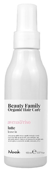 Молочко-спрей для тонкого волосся, схильного до сплутування Nook Beauty Family Organic Hair Care, 150 мл