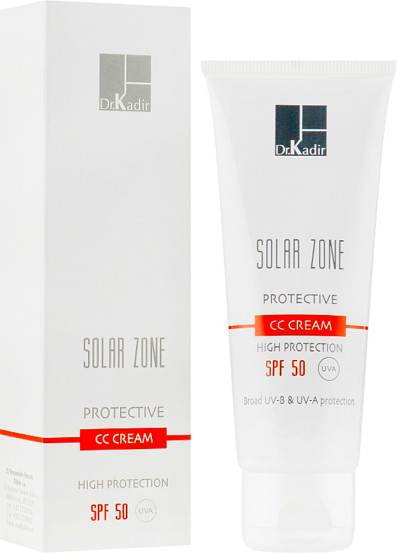 Захисний крем з тоном Dr. Kadir Solar Protection CC Cream SPF 50+, 75 мл