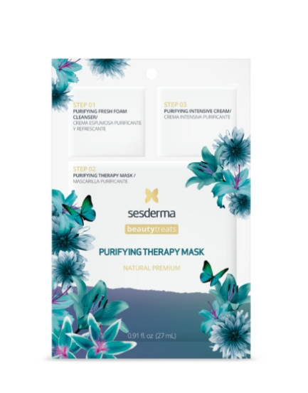 Трехступенчатая маска для очищения кожи Sesderma Beauty Treats Purifying Therapy Mask, 27 мл