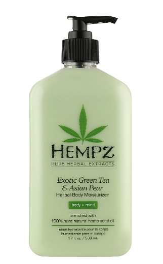 Увлажняющее молочко для тела "Зеленый чай и Азиатская груша" Hempz Exotic Green Tea & Asian Pear Herbal Moisturizer, 500 мл