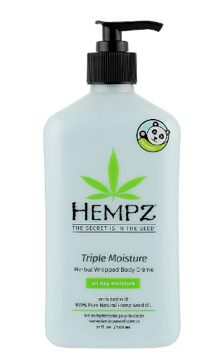 Нежный увлажняющий крем для тела тройного действия Hempz Triple Moisture Herbal Whipped Body Creme, 500 мл