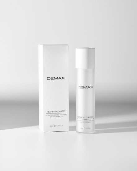 Регенирирующий крем-флюид Demax REDNESS CORRECT Ultimate soothing recovery day cream SPF 15, 50 мл