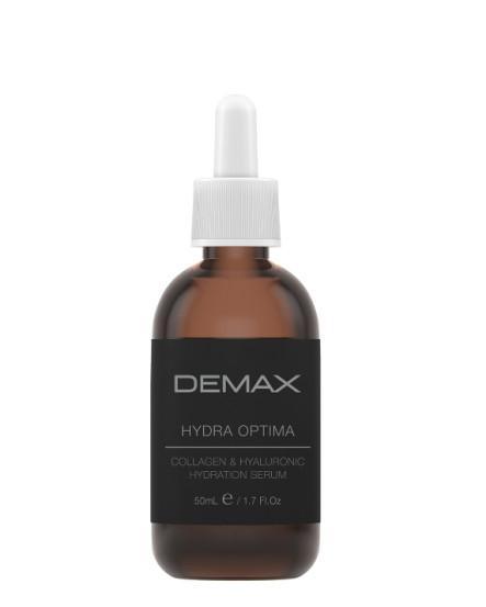 Сироватка Колаген + Гіалуронова Кислота Demax Hydra optima collagen & hyaluronic hydration serum, 50 мл