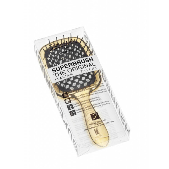 Гребінець для волосся Janeke Superbrush the Original (золото)