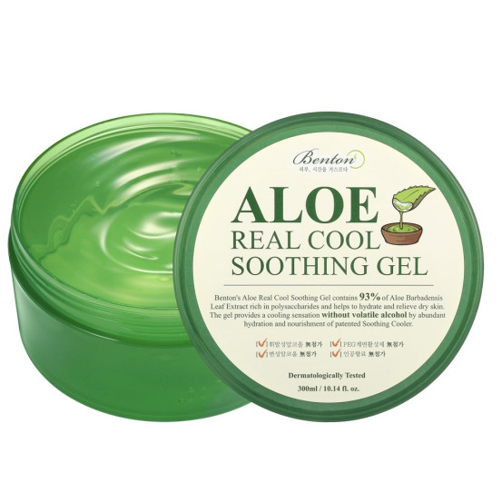Універсальний заспокійливий гель з Алое 93% Benton Aloe Real Cool Soothing Gel, 300 мл