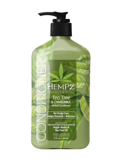 Кондиционер для ухода за кожей головы Hempz Tree & Chamomile Conditioner Set with Vegan Biotin for Scalp Care, 500 мл