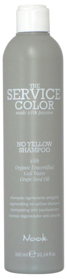 Шампунь от желтизны Nook The Service Color Regenerating No-Yellow Shampoo, 300 мл