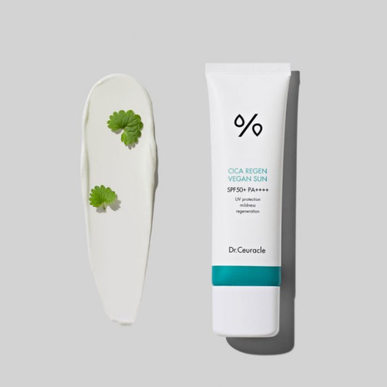 Сонцезахисний крем гель із центелою веганський SPF 50+ PA++++, Dr. Ceuracle, 50 мл