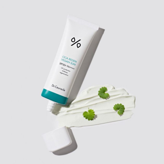 Сонцезахисний крем гель із центелою веганський SPF 50+ PA++++, Dr. Ceuracle, 50 мл
