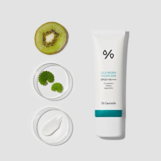 Сонцезахисний крем гель із центелою веганський SPF 50+ PA++++, Dr. Ceuracle, 50 мл