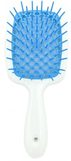 Расческа для волос Janeke Superbrush the Original (белый с голубим)