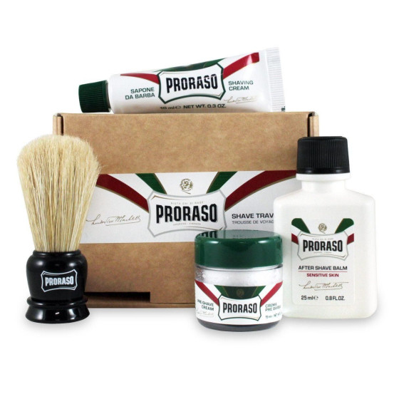 Набір для гоління в тревел-розмірах Proraso Travel Shaving Kit