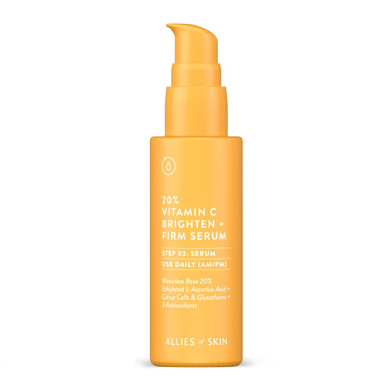 Сироватка для обличчя з вітаміном С Allies Of Skin 20% Vitamin C Brighten + Firm Serum, 30 мл