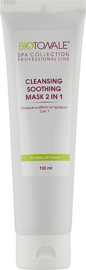 Маска очищающая и успокаивающая Biotonale Cleansing Soothing Mask 2 in 1, 100 мл
