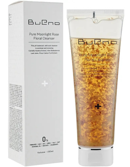 Гель для вмивання з пелюстками троянд Bueno Pure Moonlight Rose Floral Cleanser, 150 мл