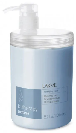 Маска укрепляющая для слабых и безжизненных волос Lakme K.Therapy Active Fortifying Mask, 1000 мл