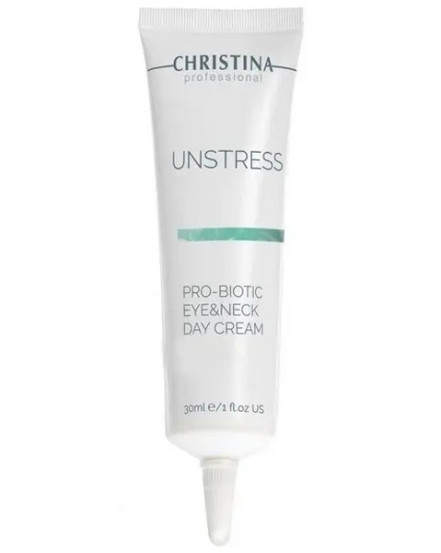 Дневной крем для глаз и шеи Christina Unstress Probiotic Day Сream Eye&Neck SPF 8, 30 мл