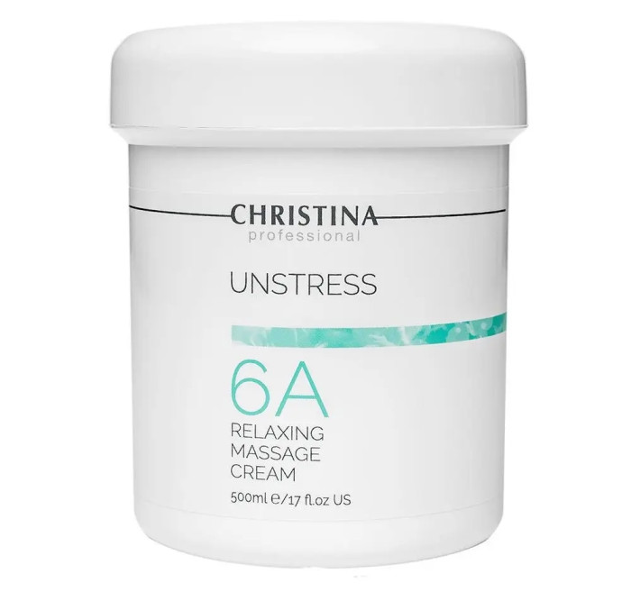 Расслабляющий массажный крем (шаг 6a) Christina Unstress Relaxing Massage Cream, 500 мл