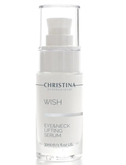Сироватка, що омолоджує, для шкіри навколо очей і шиї Christina Wish Eyes & Neck Lifting Serum, 30 мл