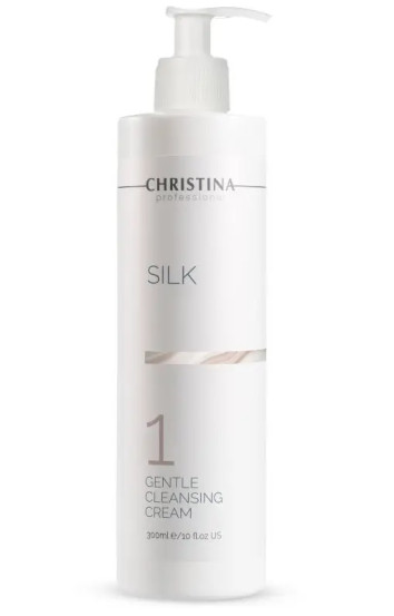 М'який крем, що очищає (крок 1) Christina Silk Gentle Cleansing Cream, 300 мл