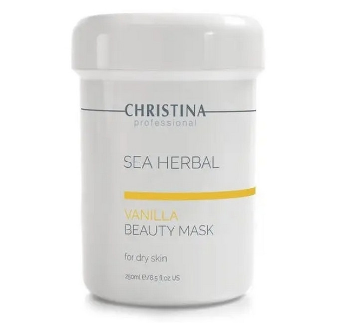 Ванільна маска краси для сухої шкіри Christina Sea Herbal Beauty Mask Vanilla, 250 мл