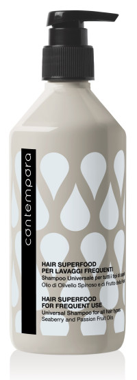 Шампунь для всех типов волос с маслом облепихи и маракуйи Contempora Universal Shampoo, 500 мл