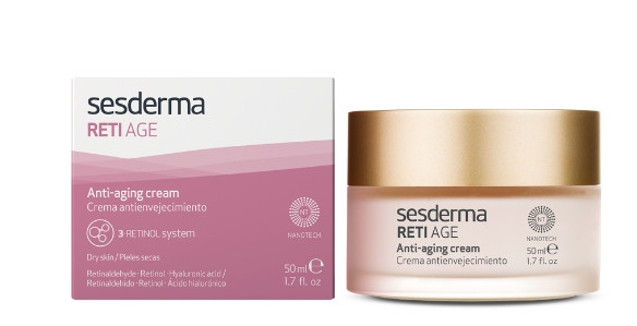 Антивіковий зволожуючий крем для обличчя з ретинолом Sesderma Reti Age Facial Antiaging Cream, 50 мл