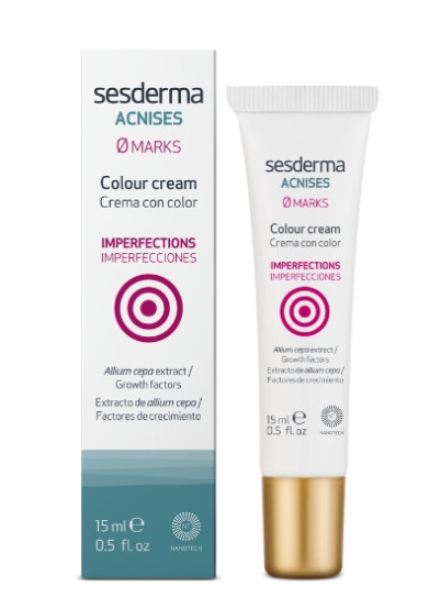 Тонирующий крем для кожи из постакне Sesderma Acnises Spot Cream, 15 мл