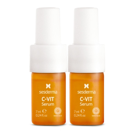Двухфазная сыворотка с витамином С для сияния и увлажнения Sesderma C-Vit Radiance Serum, 5х7 мл