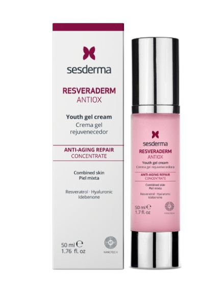 Концентрированный омолаживающий крем Sesderma Resveraderm Antiox Cream, 50 мл