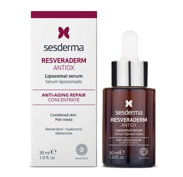 Антиоксидантная липосомальная сыворотка Sesderma Resveraderm Antiox Serum, 30 мл