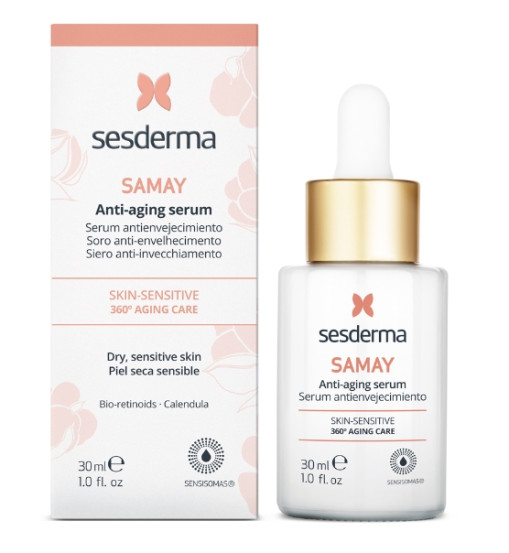 Ліпосомальна антивікова сиворотка для чутливої шкіри Sesderma SAMAY Anti-Aging Serum For Sensitive Skin, 30 мл