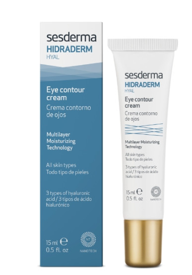 Крем-контур навколо очей Sesderma Hydraderm Hyal Eye Contour Cream, 15 мл