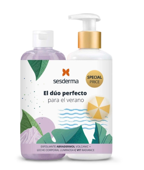 Зволожуючий набір для шовковистої шкіри Sesderma (скраб для тіла + молочко для тіла)