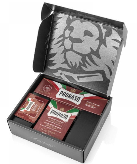 Подарочный набор для бритья Proraso Duo Pack Tube + Lotion Sandalwood