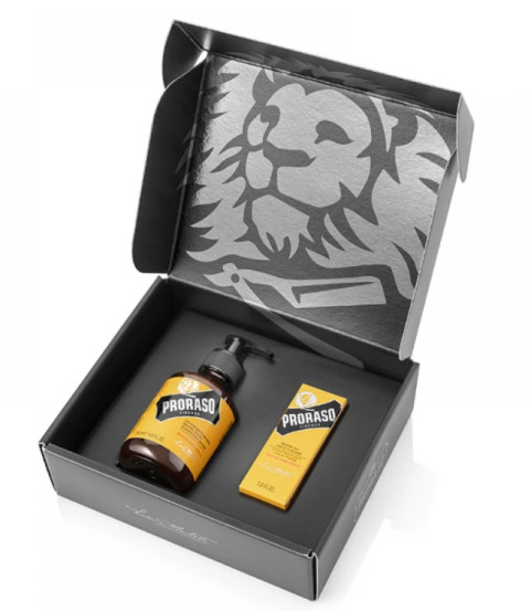 Подарунковий набір для бороди Proraso Duo Pack Oil + Shampoo Wood & Spice
