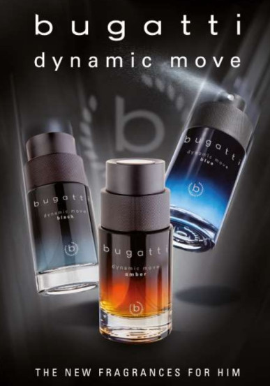 Туалетная вода для мужчин Bugatti Dynamice Move amber, 100 мл