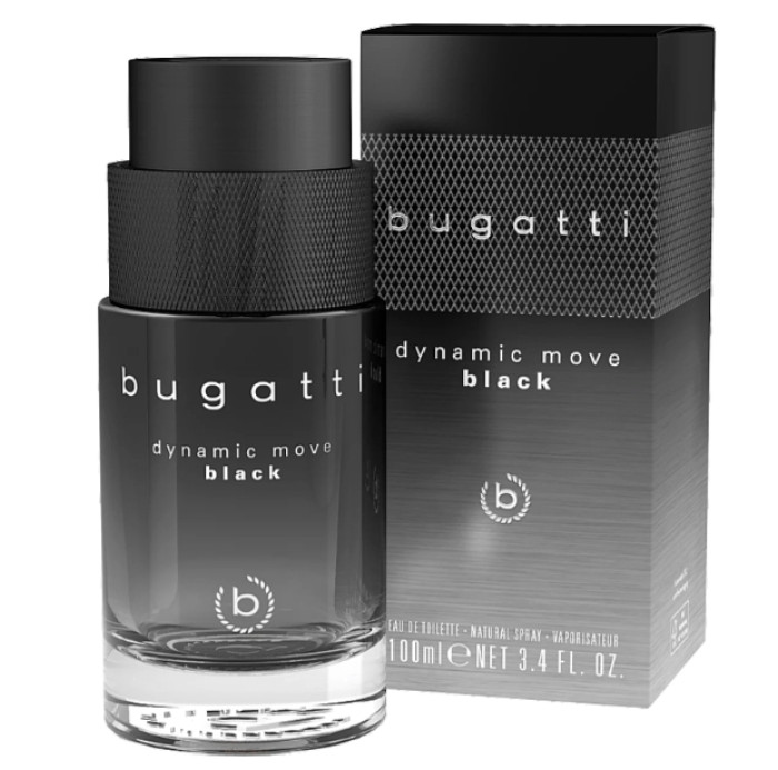 Туалетная вода для мужчин Bugatti Dynamice Move black, 100 мл