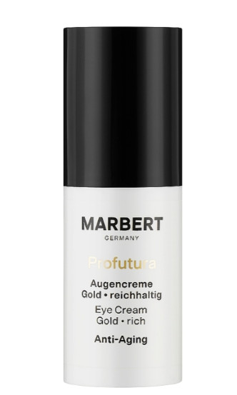 Антивозрастной крем по уходу за кожей глаз "Золотая линия" Marbert Profutura Eye Cream Gold rich, 15 мл