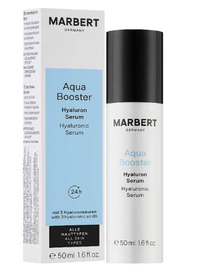 Гіалуронова сироватка Аква бустер Marbert Hyaluronic Serum, 50 мл