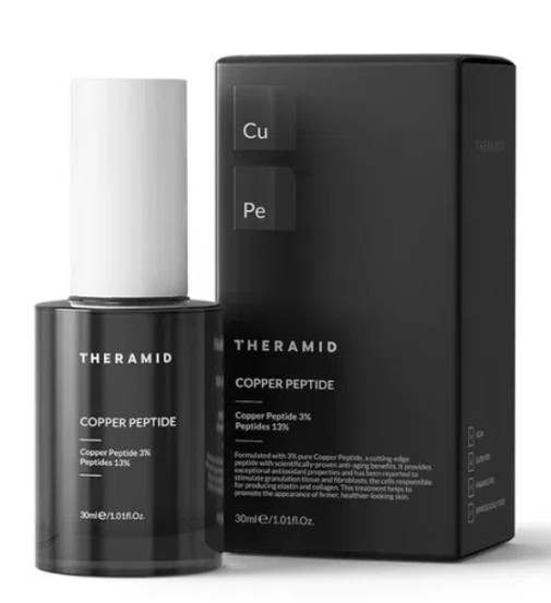Антивікова сироватка з пептидами чистої міді Theramid Copper Peptide, 30 мл
