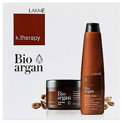Набор пробников с аргановым маслом для волос Lakme K.Therapy Bio Argan