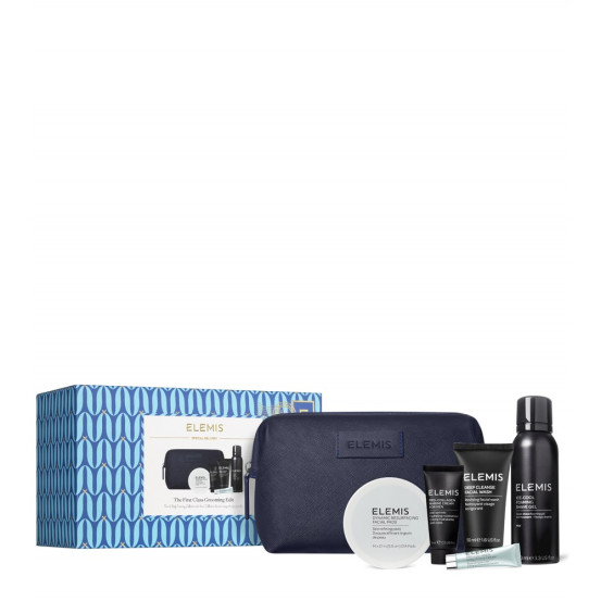 Первый класс бестселлеры для лица и тела в косметичке Для Него ELEMIS Kit First-Class Grooming Edit Face & Body Discovery Collection for Him