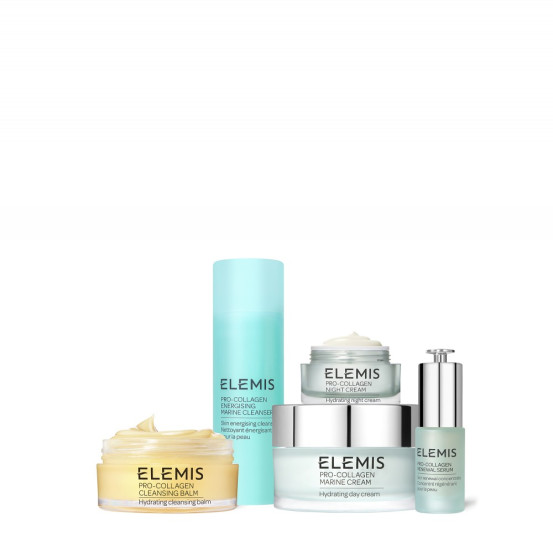 Набор Про-Коллаген Роскошный Ежедневный уход за лицом ELEMIS Kit The Ultimate Pro-Collagen Gift The Complete Skincare Routine
