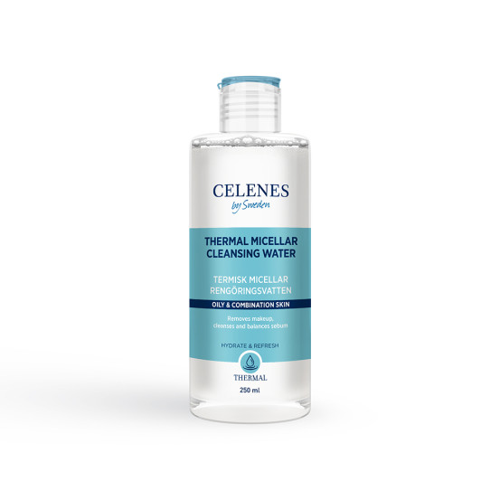 Термальна міцелярна вода для жирної та комбінованої шкіри Celenes thermal micellar water oily&combination, 250 мл