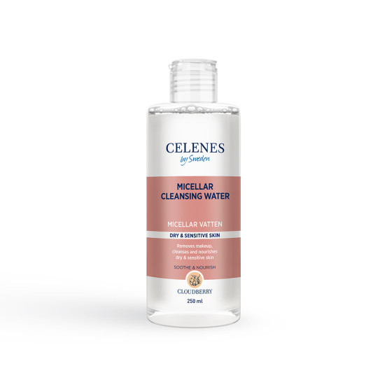 Мицеллярная вода с морошкой для сухой и чувствительной кожи Celenes cloudberry micellar water, 250 мл
