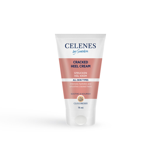 Заживляющий крем с морошкой для поврежденной кожи пяток Celenes cloudberry cracked heel cream, 75 мл