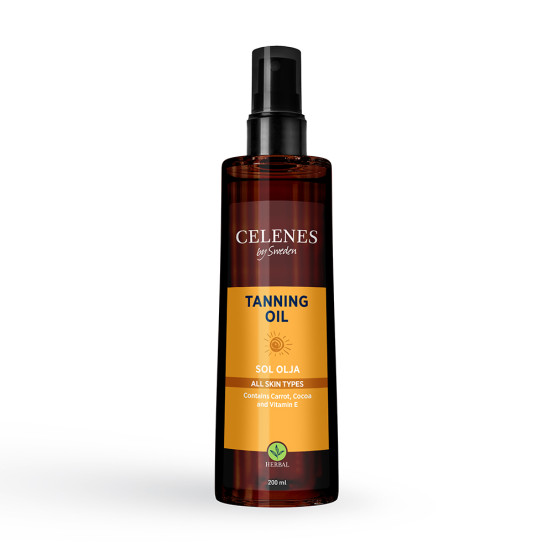 Олія для засмаги Celenes Herbal Tanning Oil, 200 мл