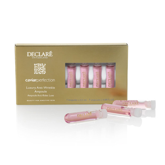 Концентрат против морщин с экстрактом черной икры Declare Caviar Perfection Luxury Anti-Wrinkle Ampoule, 7х2.5 мл