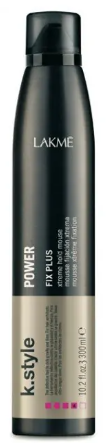 Мусс для укладки волос экстра сильной фиксации Lakme K.Style Power Fix Plus Xtreme Hold Mousse, 300 мл
